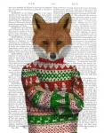 Fox in Christmas Sweater