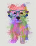 West Highland Terrier Rainbow Splash