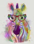 Zebra Rainbow Splash 1