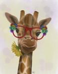 Giraffe and Flower Glasses 3