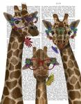 Giraffe and Flower Glasses, Trio