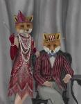 Fox Couple 1920s