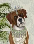 Boxer and Tiara, Portrait