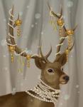 Deer with Gold Bells