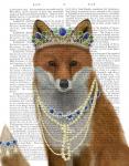 Fox with Tiara, Portrait