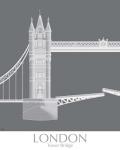 London Tower Bridge Monochrome
