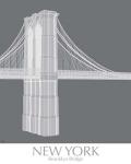 New York Brooklyn Bridge Monochrome