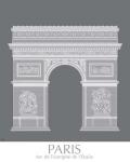 Paris Arc De Triomph Monochrome