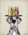 Great Dane Harlequin Beer Lover