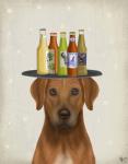 Rhodesian Ridgeback Beer Lover