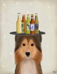 Shetland Sheepdog Beer Lover