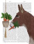 Donkey Lunch Book Print