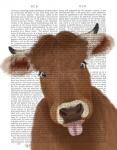 Funny Farm Cow 2 Book Print