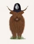 Highland Cow Policeman