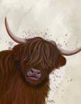 Highland Cow 5, Portrait