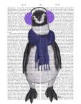 Penguin Ear Muffs Book Print