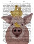 Pig and Ducklings Book Print