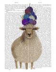 Sheep with Wool Hat, Full Book Print