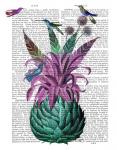 Tropical Artichoke Book Print