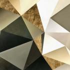 Gold Polygon Wall I