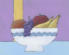 White Fruit Bowl I