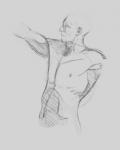 Male Torso Sketch IV