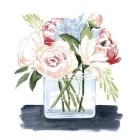 Loose Watercolor Bouquet I