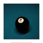 8 Ball on Blue