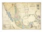 Map of Mexico 1847