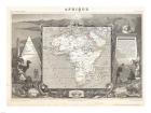 1847 Levasseur Map of Africa