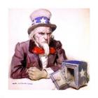 James Montgomery Flagg  -Uncle Sam With Empty Treasury 1920