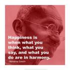 Gandhi - Happiness Quote