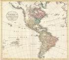 1795 D'Anville Wall Map of South America