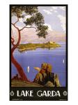 Lake Garda Tracel Poster