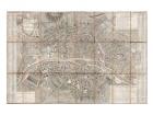 1797 Jean Map of Paris and the Faubourgs, France
