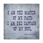 I Am The Master Of My Fate: I Am The Captain Of My Soul, Invictus