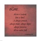 Love 1 Corinthians 13:4