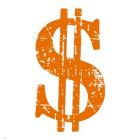 Orange Dollar Sign