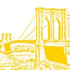 Yellow Brooklyn Bridge