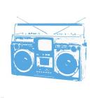 Blue Boom Box