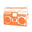 Orange Boom Box