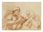 Studies of a Man Smoking and a Man Drinking