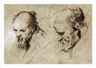 Two Studies of the Head of an Old Man