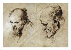 Two Studies of the Head of an Old Man