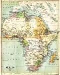 Map of Africa 1885