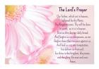 Lord's Prayer - Floral