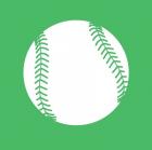 White Softball on Green