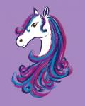 Horse - Purple