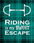 Riding is My Sweet Escape - Green