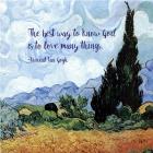 Know God - Van Gogh Quote 1